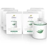 Dove Nourishing Foaming Hand Wash Touchless Dispenser Refill Aloe and Eucalyptus Moisturizing Hand Wash for Lasting Nourishment 10.1 oz 6-pack