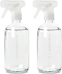 Spray Bottles Clear Bottle / White Pump