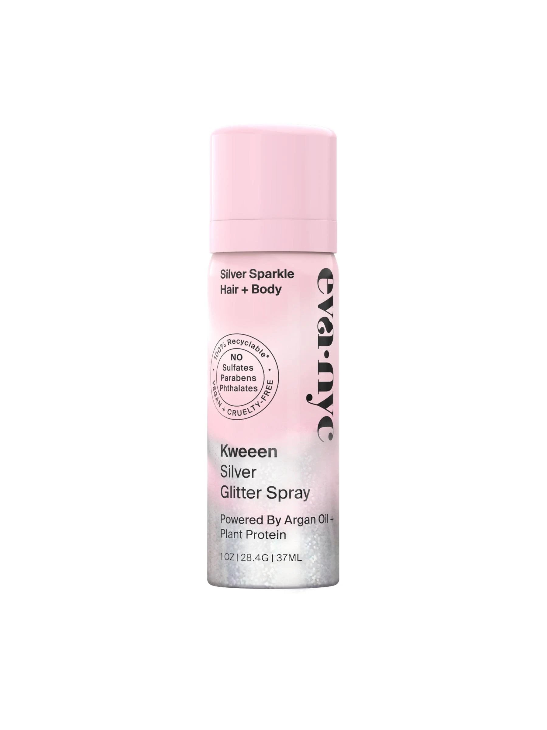 Kweeen Silver Hair &amp; Body Glitter Spray