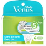 Gillette Venus Embrace Extra Smooth Woman Razor 4 Refill Cartridges