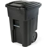 Toter Heavy Duty Two-Wheel Trash Cart, 48 Gallon, Brownstone - ANA48-00BST- Default Title / Brown