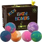 Sky Organics - Kids Bath Bomb Gift Set, Bath Bombs with Surprise Kids Bath Toys Inside - Epsom Salt, Fizz, Fun Colors - Natural, Vegan & Cruelty Free - Kids Skin Care & Self Care - 6 Scents