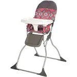 Cosco Kids Simple Fold Full Size High Chair with Adjustable Tray, Posey Pop