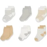 Touched by Nature Baby Unisex Organic Cotton Socks (6-Pack)