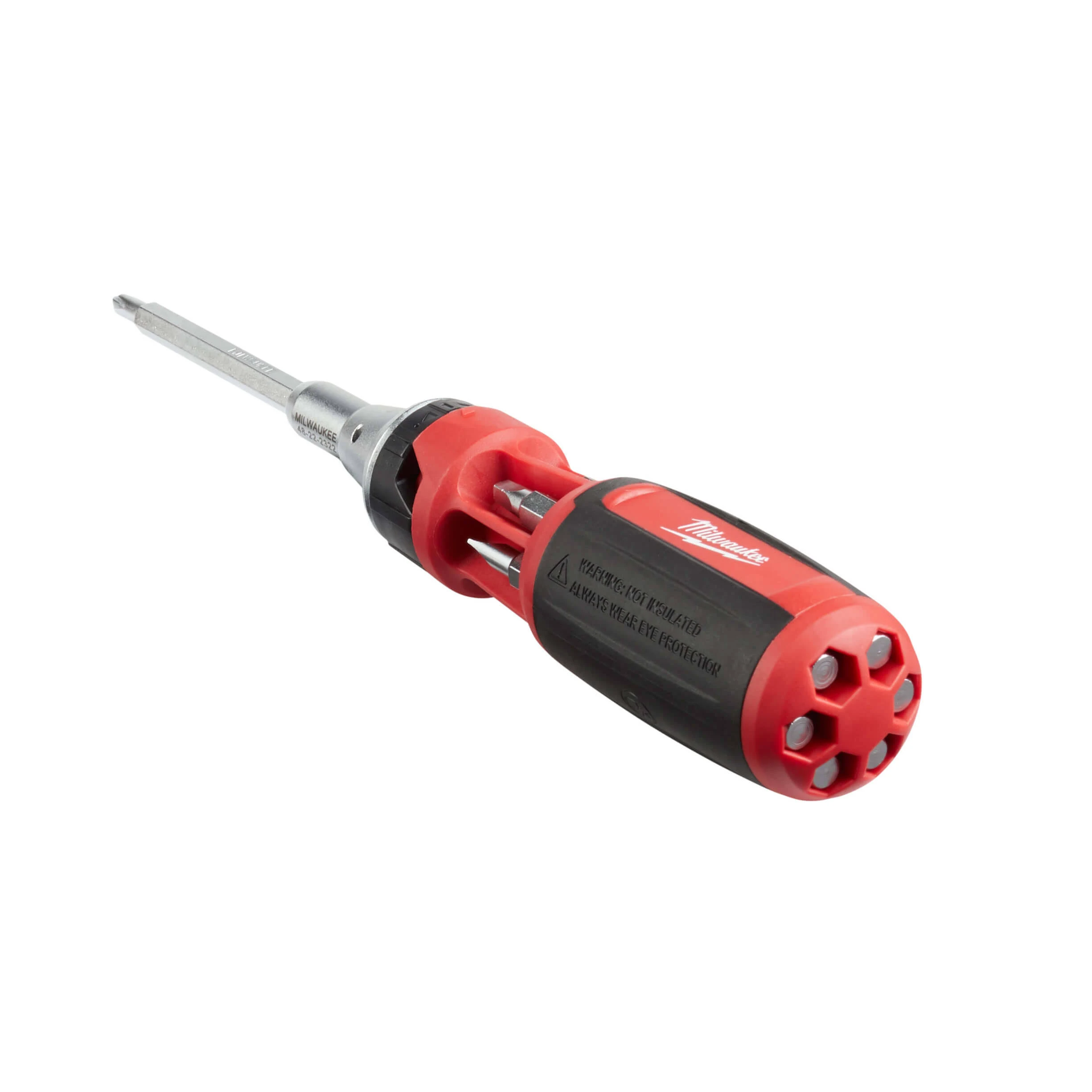 Milwaukee 48-22-2322 9 in 1 Square Drive Ratcheting Multi-Bit Driver