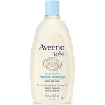 Aveeno Wash & Shampoo, Daily Moisture, Baby