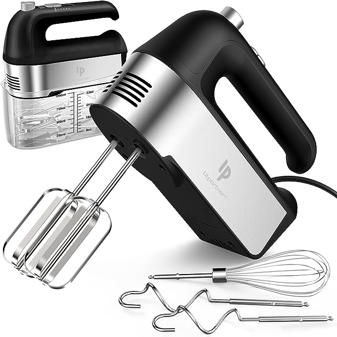 Electric Hand Mixer with Scale Cup Storage Case