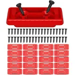 NyVoozy(20pcs-Red Feet Mounting System,Mounting Feet for Milwaukee Packout, Mounting Feet for Milwaukee Packout System