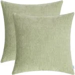 CaliTime Pack of 2 Cozy Throw Pillow Covers Cases