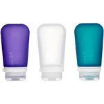 Humangear GoToob+ 3-Pack 2.5oz Clear/Purple