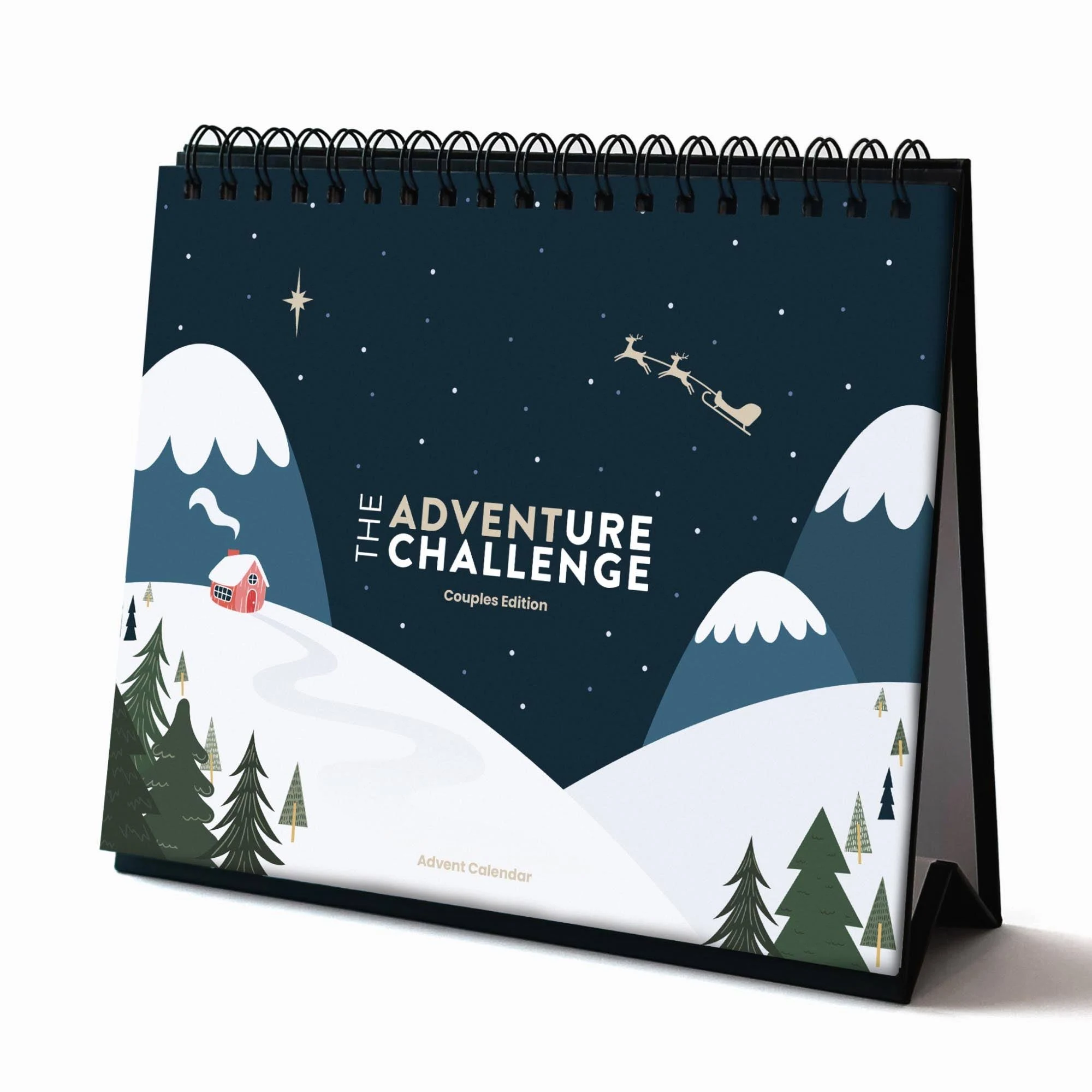 The Adventure Challenge Couples Advent(ure) Calendar 2023, 12 Scratch-Off Holiday ...