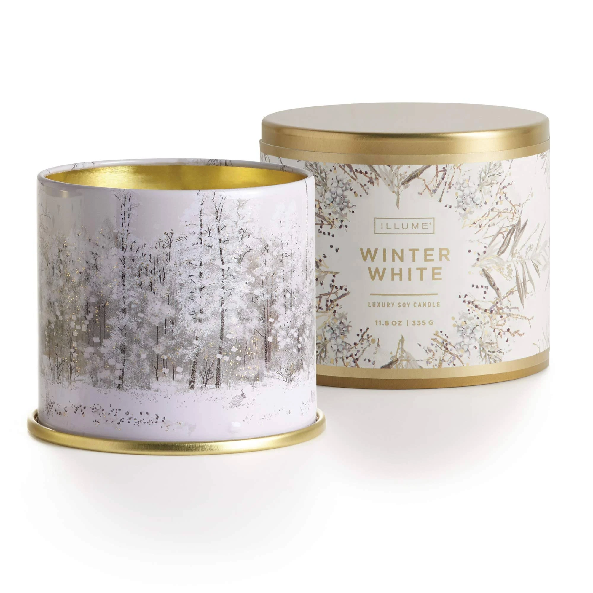 Illume Candle, Soy, Luxury, Winter White - 1 candle, 11.8 oz