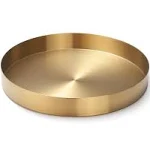 IVAILEX Round Gold Tray