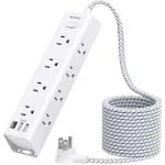 Surge Protector Power Strip - Extension Cord, Power Strip with 12 Widely 10 FT