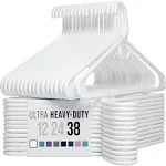 NEATERIZE Ultra Heavy Duty Plastic Clothes Hangers