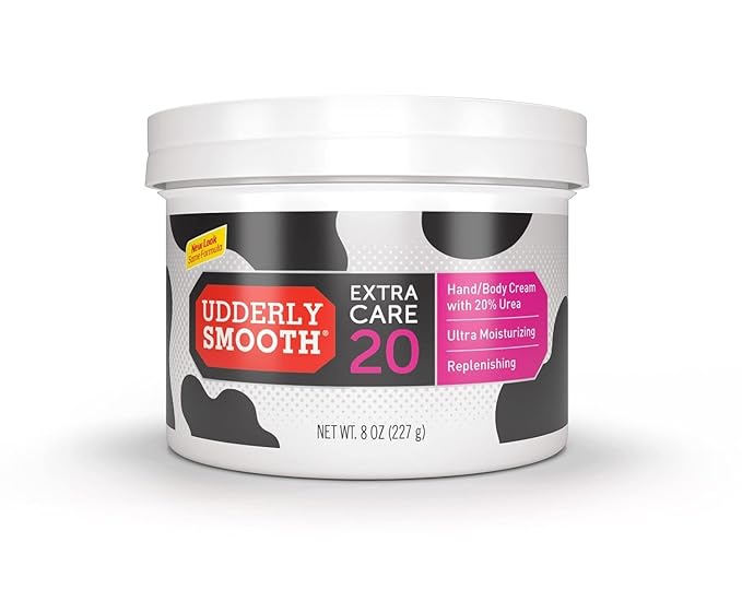 Udderly Smooth Extra Care Cream with 20% Urea, Replenishing, 8 oz (Pack of 2) 