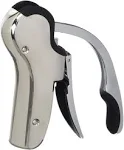 KEISSCO Stainless Steel Wine Opener Compact Vertical Corkscrew Wine Bottle Opener with Foil Cutter