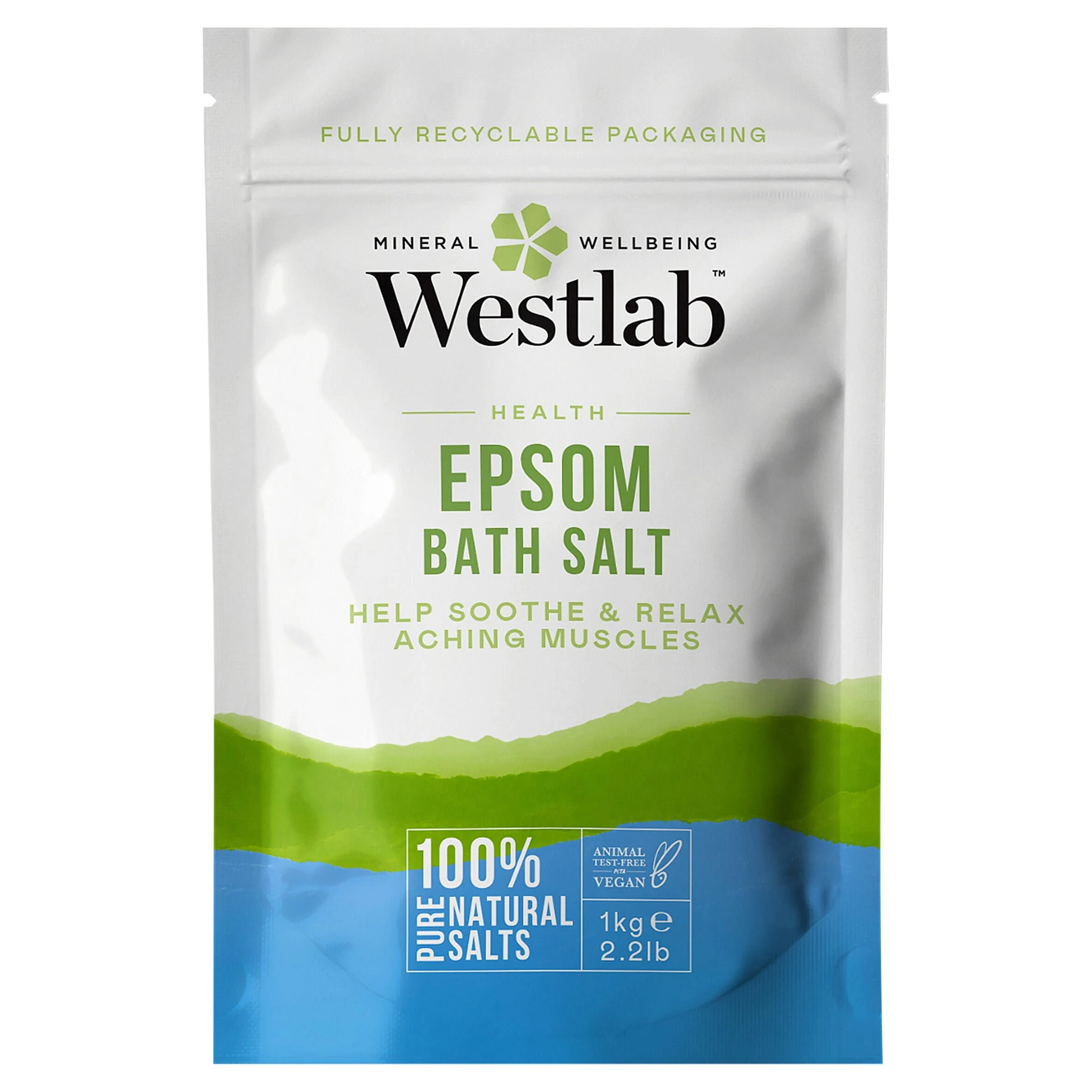 Westlab Epsom Bath Salt (1000g)