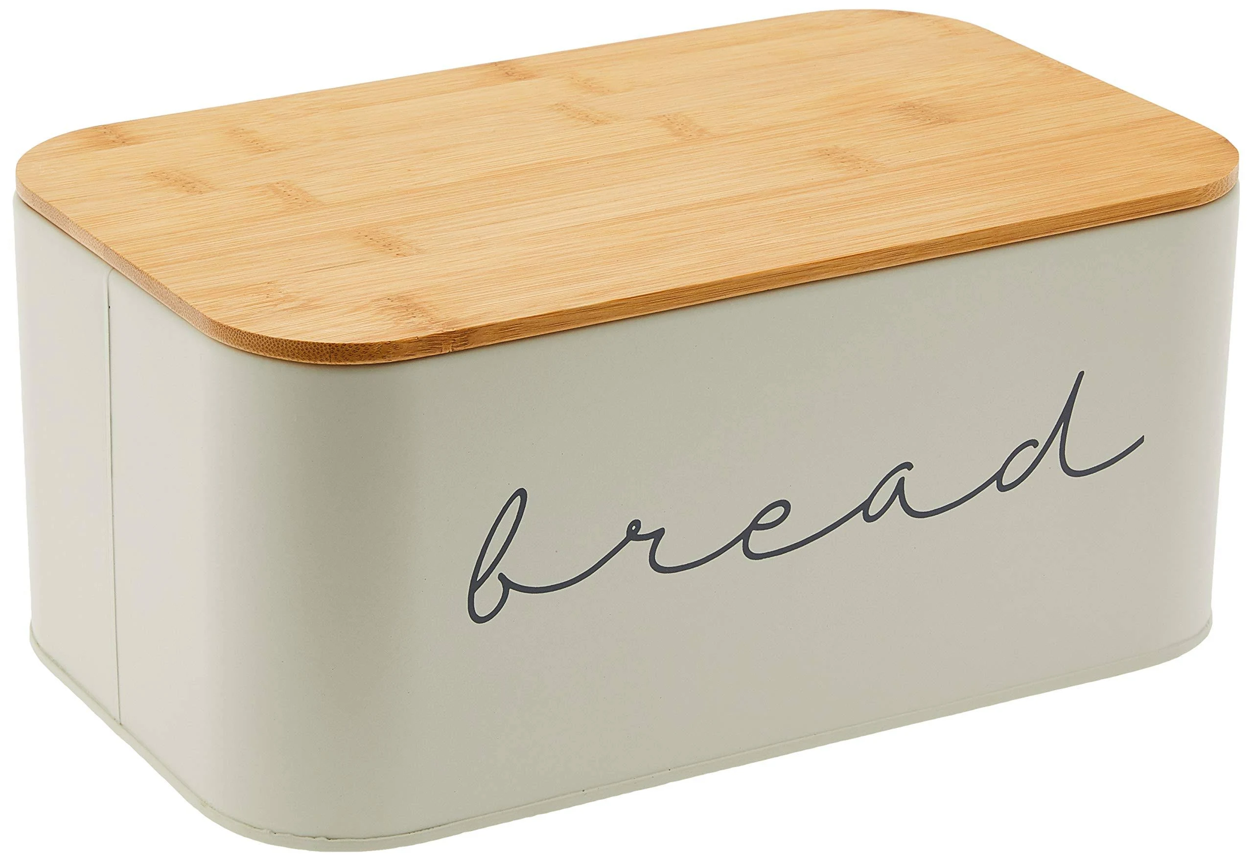 Bloomingville Metal Bread Bin with Bamboo Lid