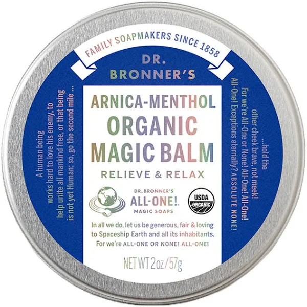 Dr. Bronner S Organic Magic Balm Arnica-Menthol 2.0 oz