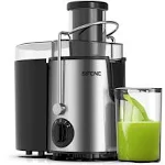 Juicer Machine, SiFENE 3" Wide Mouth 500W Centrifugal Juicer for Vegetable and Fruit, Juice Extractor, Juice Maker Machines with 3-Speed Setting, Easy