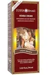 Surya Brasil Henna Cream Hair Coloring with Organic Extracts, Light Brown - 2.31 oz box