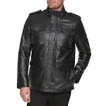 Levi's Men's Faux Leather Military Jacket