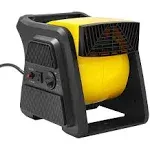 VEVOR Pivoting Utility Fan, 600 CFM High Velocity Floor Blower for Drying, Cooling, Ventilating, Exhausting, 300° Blowing Angle Air Mover, Portable