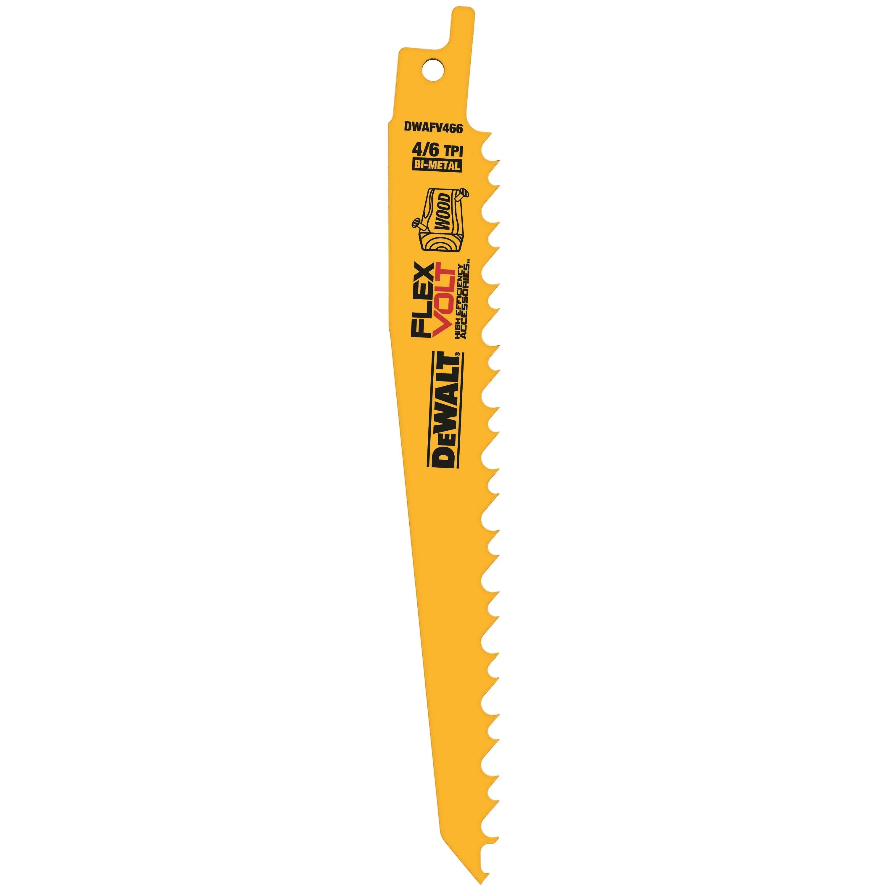 DeWalt DWAFV466 6" 6tpi Reciprocating Saw Blade 5 Pack