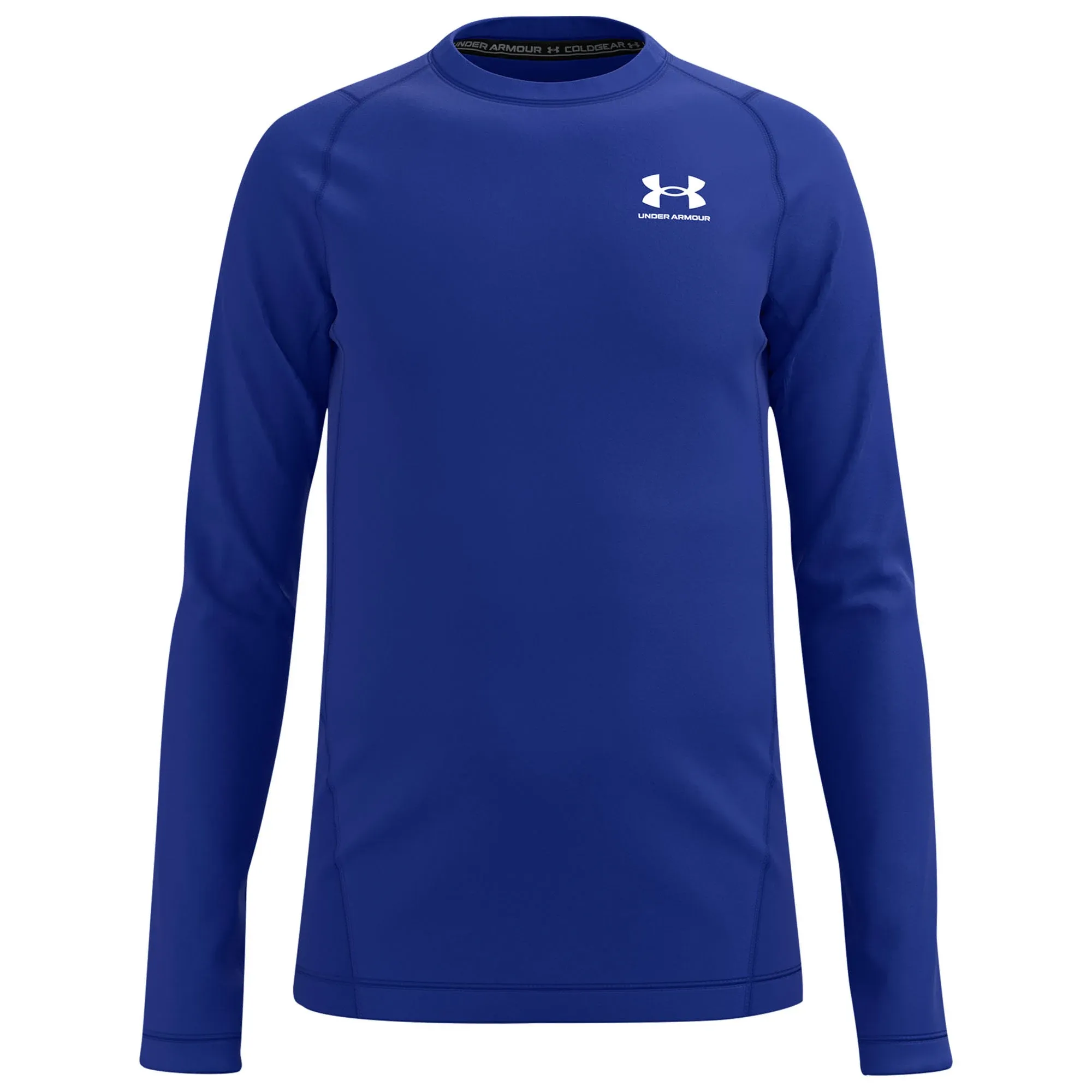 Under Armour Boys ' ColdGear Long Sleeve - Black / White