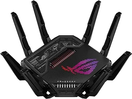 ASUS ROG Rapture GT-BE98 PRO Le premier routeur de jeu WiFi 7 quadribande prend en charge 320 MHz, un double port 10G, une accélération de jeu à trois niveaux, un mode de jeu mobile, une sécurité sans abonnement, AiMesh et des fonctionnalités VPN