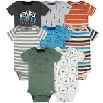 Onesies Brand baby-boys 8-Pack Short Sleeve Mix & Match Bodysuits