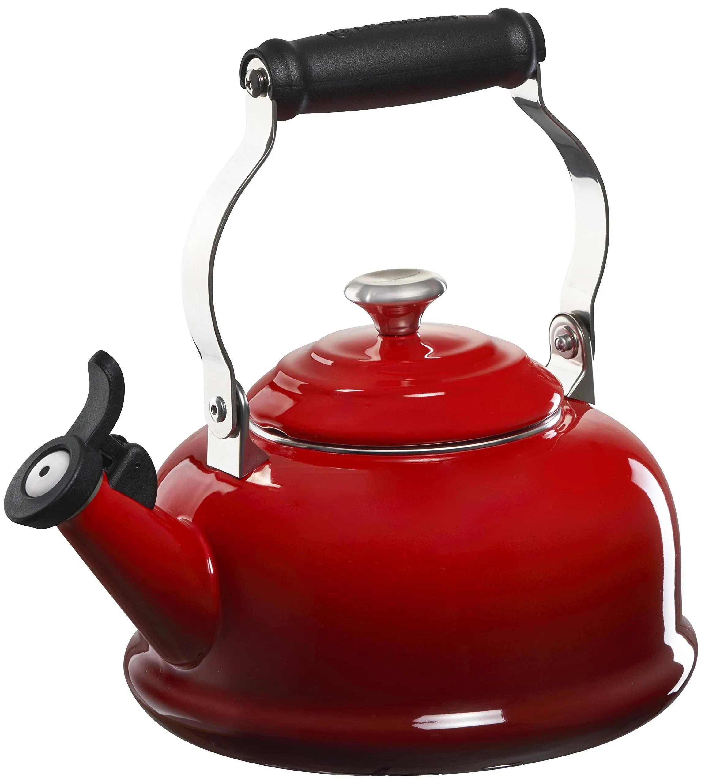 Le Creuset Tea Kettle - 1.7-qt Whistling - Cerise