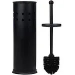 Blue Donuts Toilet Brush and Holder – Cleaning Holder, Black 