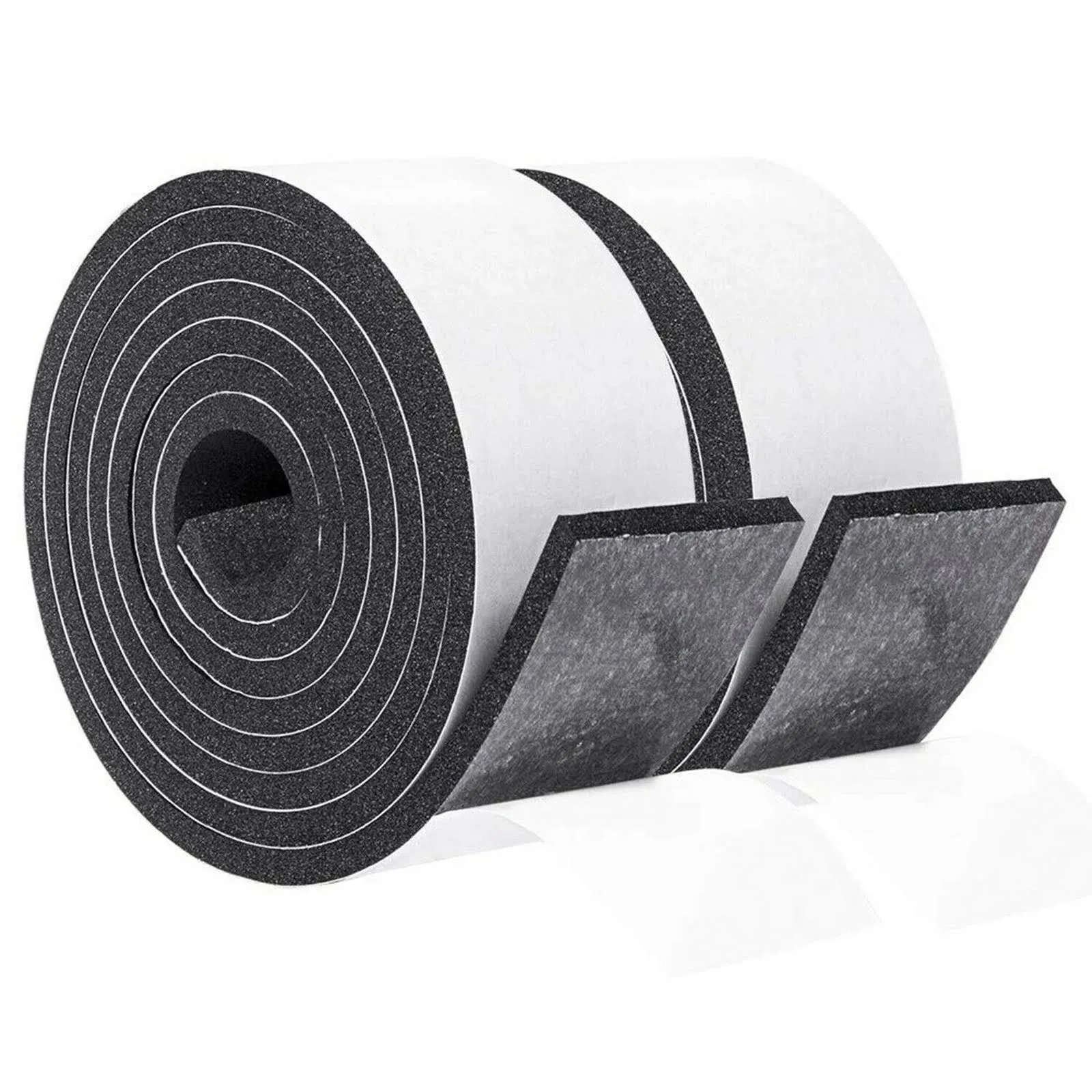 Foam Rubber Seal Strip Tape 2 in One Roll 2 Inch Wide X 1/4 Inch Thick Foam