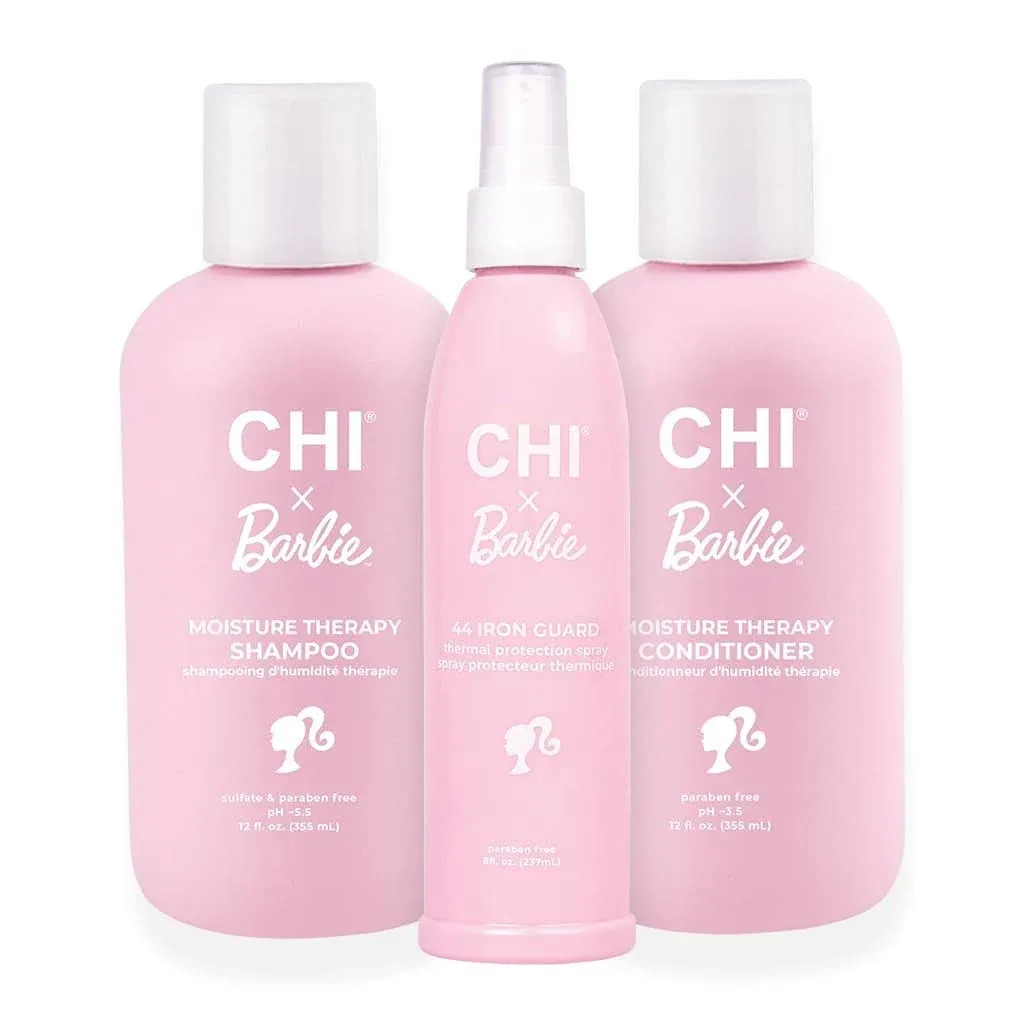 CHI X Barbie dream pink set  shampoo conditioner &amp; spray