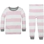 Burt's Bees Baby Rugby Stripe Organic Cotton Snug Fit Pajamas