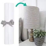 I Like That Lamp Styrene Sheet for Lampshade (10" Height x 64" Length) - Adhesive Roll for DIY Round Drum Lamp Shade - Repair Damaged Shades - Make a New Lampshade - Compatible with All Materials