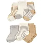 Touched by Nature Baby Unisex Organic Cotton Socks (6-Pack)