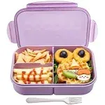 Miss Big Bento Box for Kids, Leakproof Lunch Box with 3 Compartments, Lunch Container