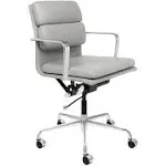 Soho II Padded Management Chair (Grey) by Laura Davidson Furniture