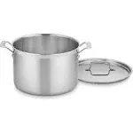 Cuisinart MultiClad Pro Triple Ply Stainless 12 Quart Stockpot with Cover