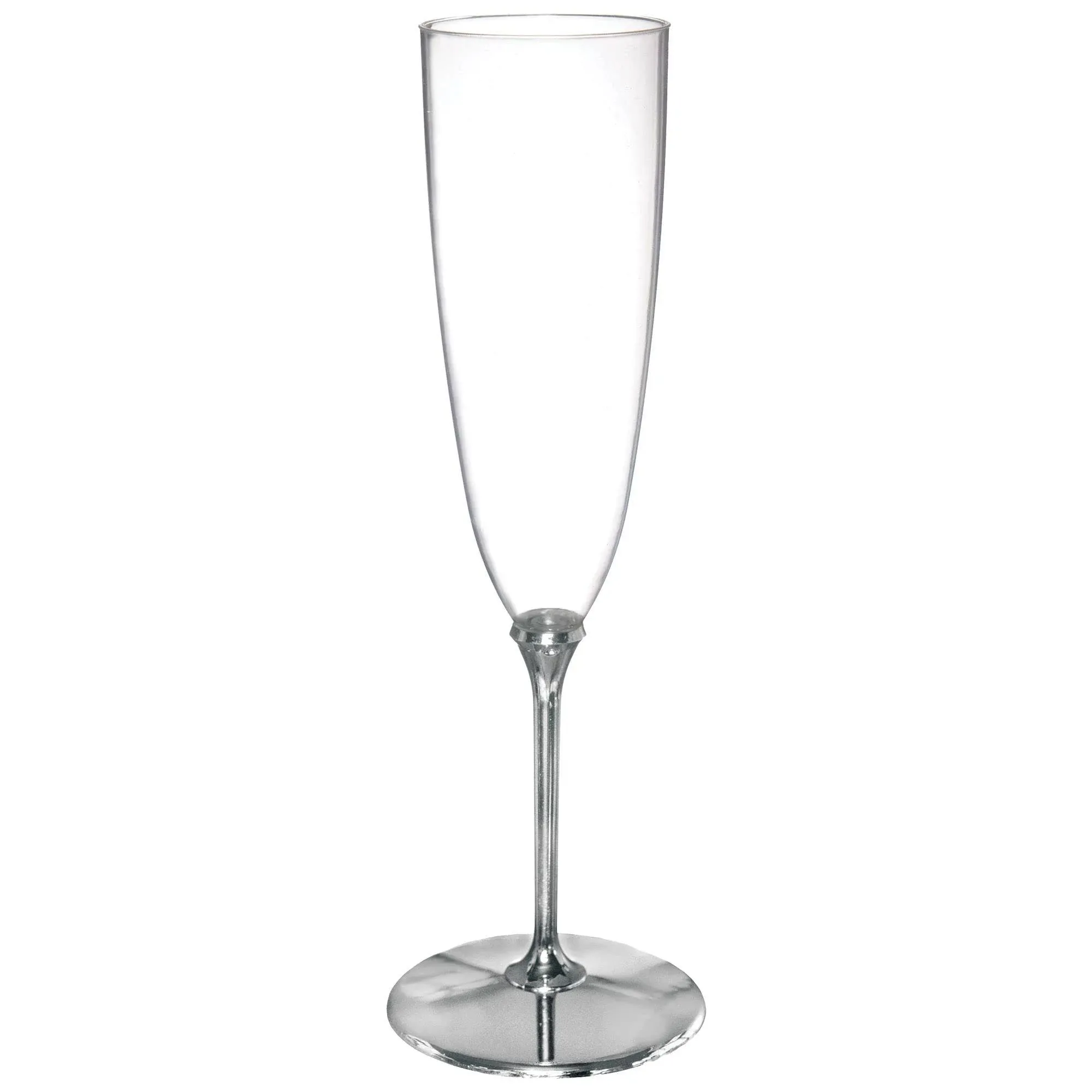 Premium Champagne Flute - Silver, 20/Pk