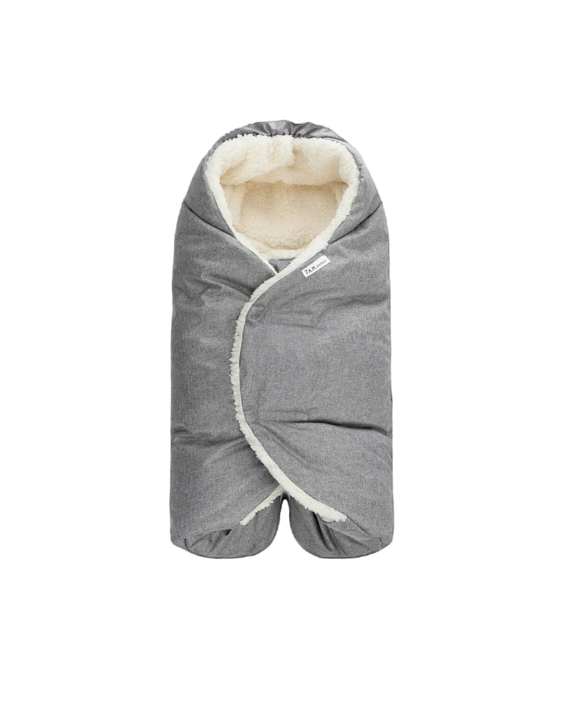 7AM Enfant NIDO Cloud Wrap - Heather Grey - Large 6M-18M