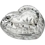 Waterford Giftology Covered Heart Box, Lead Crystal  10.9x11.4x4.6c<wbr/>m, #1058304