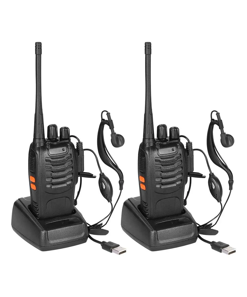 Baofeng BF-888S Long-Range 16-Channel Two-Way Walkie Talkies (2-Pack)