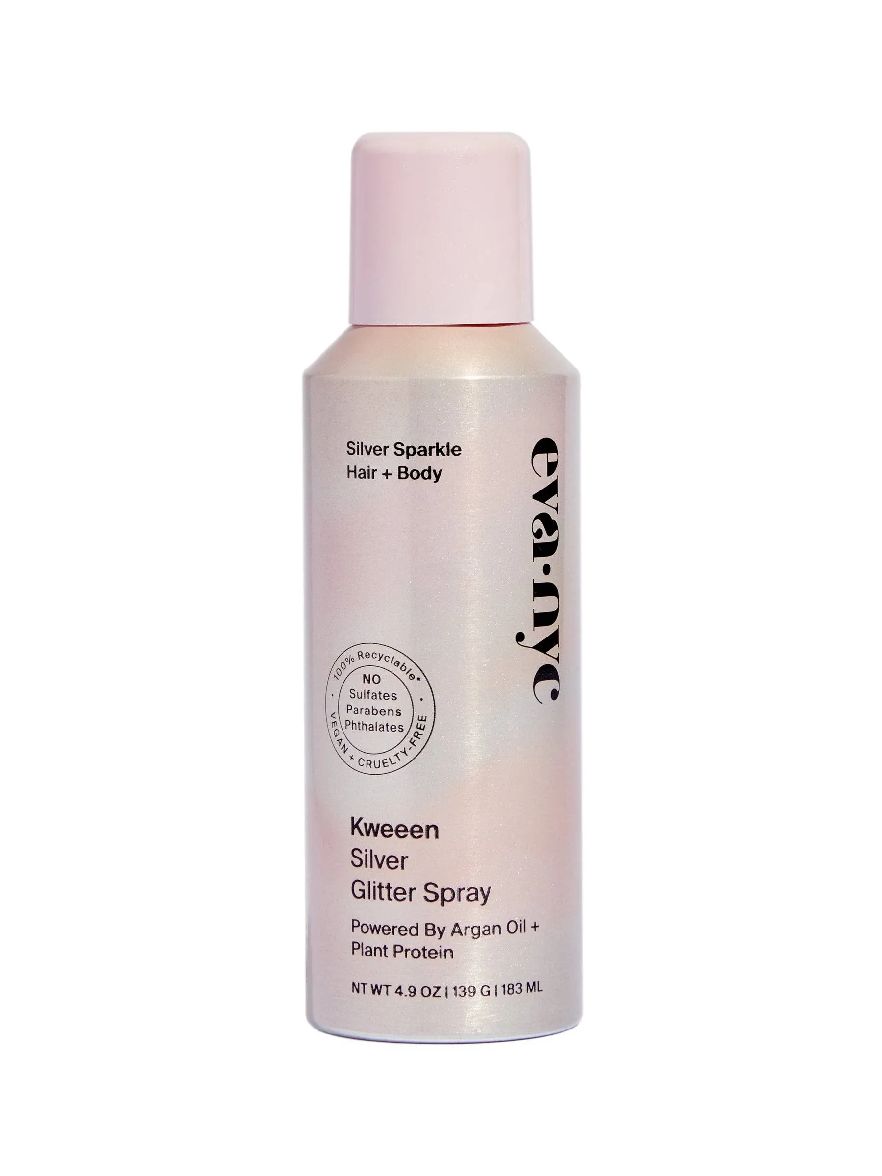 Kweeen Silver Hair &amp; Body Glitter Spray