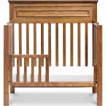 DaVinci Autumn 4-in-1 Pine Wood Convertible Mini Crib in Chestnut