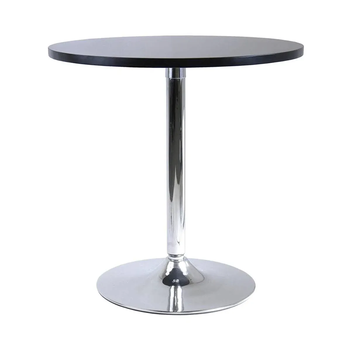 32" Madeleine Round Dining Table Matte Black - Crosley