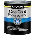 Minwax 356100000 Clear Gloss 275 g/L VOC One Coat Polyurethane Wood Finish 1 qt.